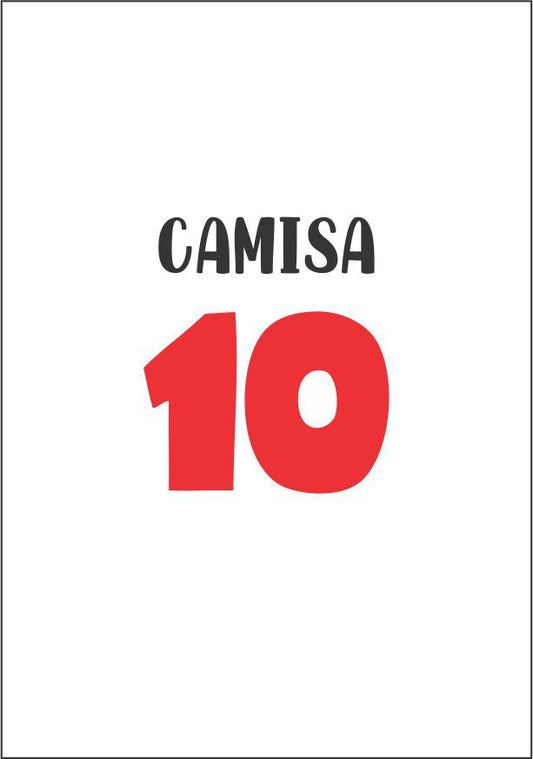 Quadro Infantil Camisa 10