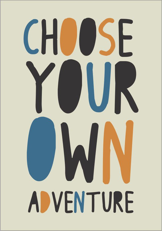 Quadro Infantil Choose your own Adventure