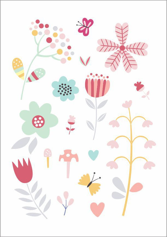Quadro Infantil Flores