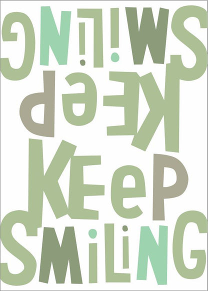 Quadro Infantil Keep Smiling