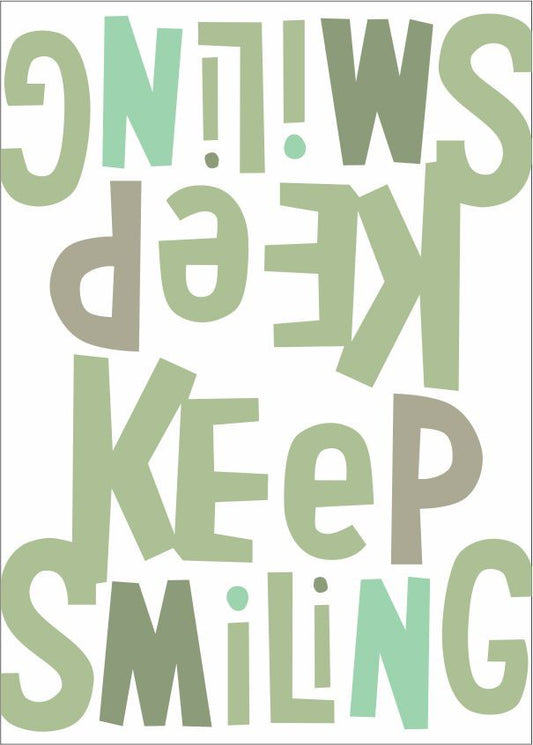 Quadro Infantil Keep Smiling