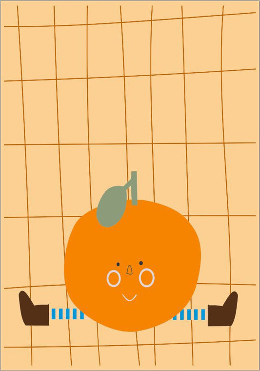 Quadro Infantil laranja