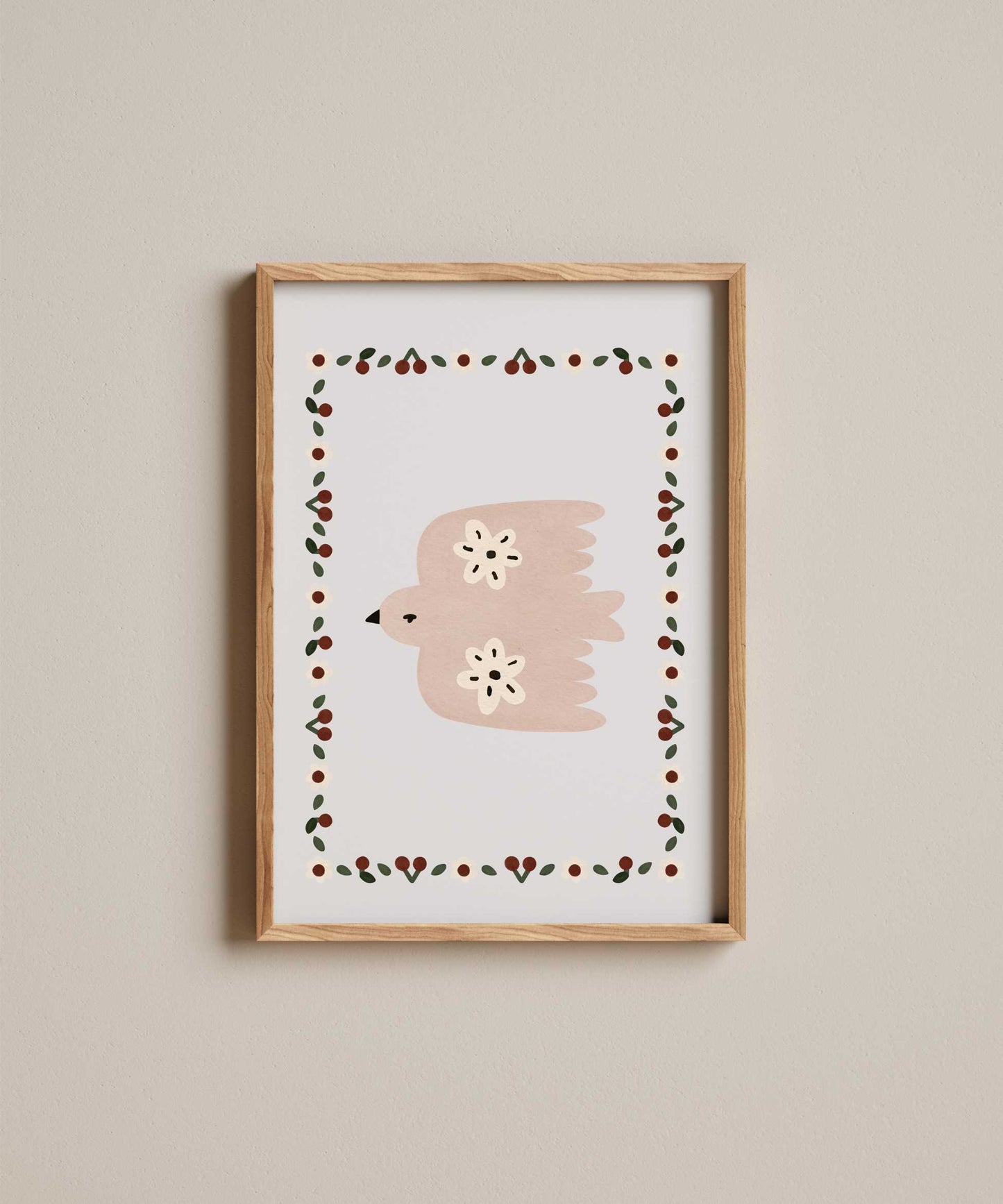 Quadro Aquarelado Bird