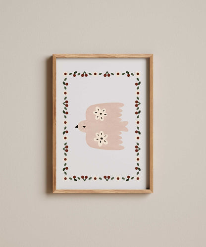 Quadro Aquarelado Bird