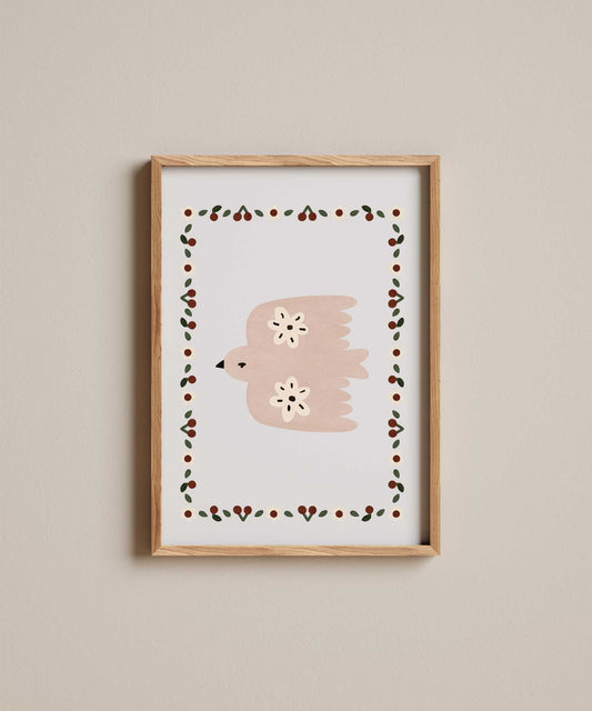 Quadro Aquarelado Bird