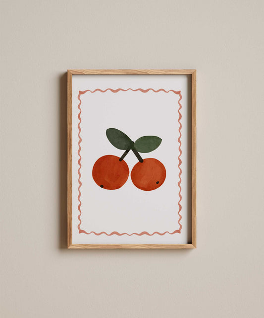 Quadro Aquarelado Cherry