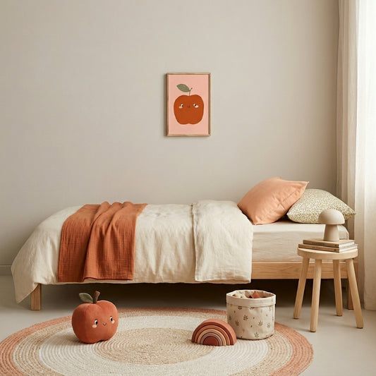Quadro Aquarelado Maçã