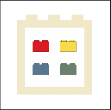 Quadro Lego