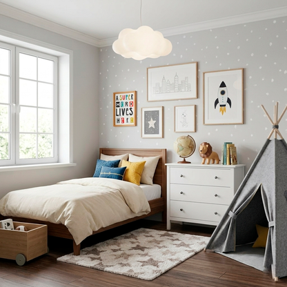 Quadro Infantil Even a Super Hero Needs to Go to Bed