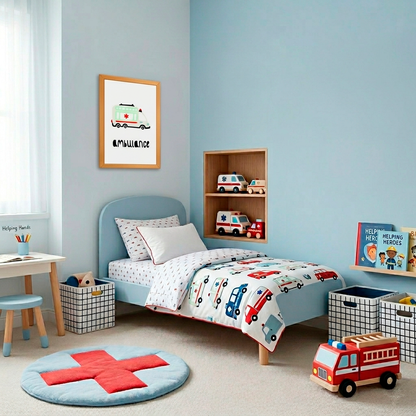 Quadro Infantil Ambulância