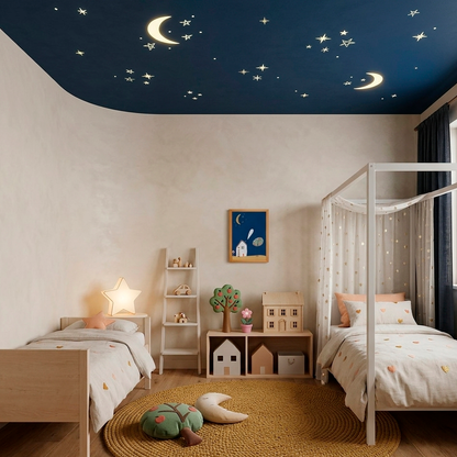 Quadro Infantil Casinha a noite