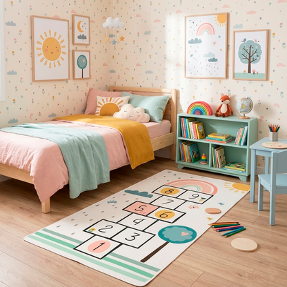 Tapete Playmat Amarelinha Candy