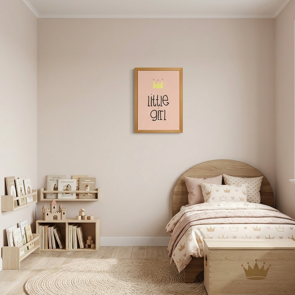 Quadro Infantil Little Girl