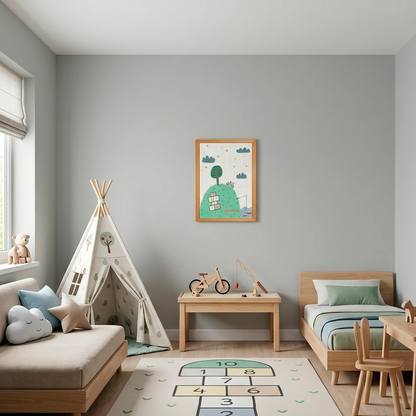 Quadro Infantil era uma vez