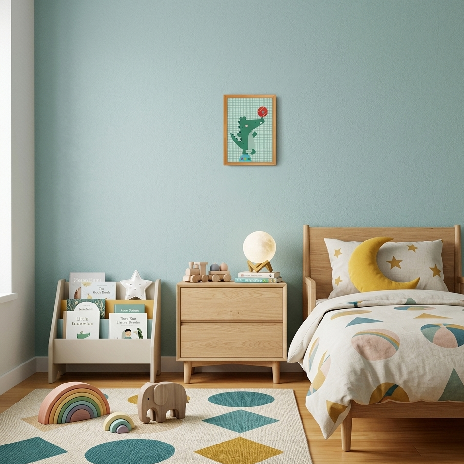 Quadro Infantil Jacaré malabarista