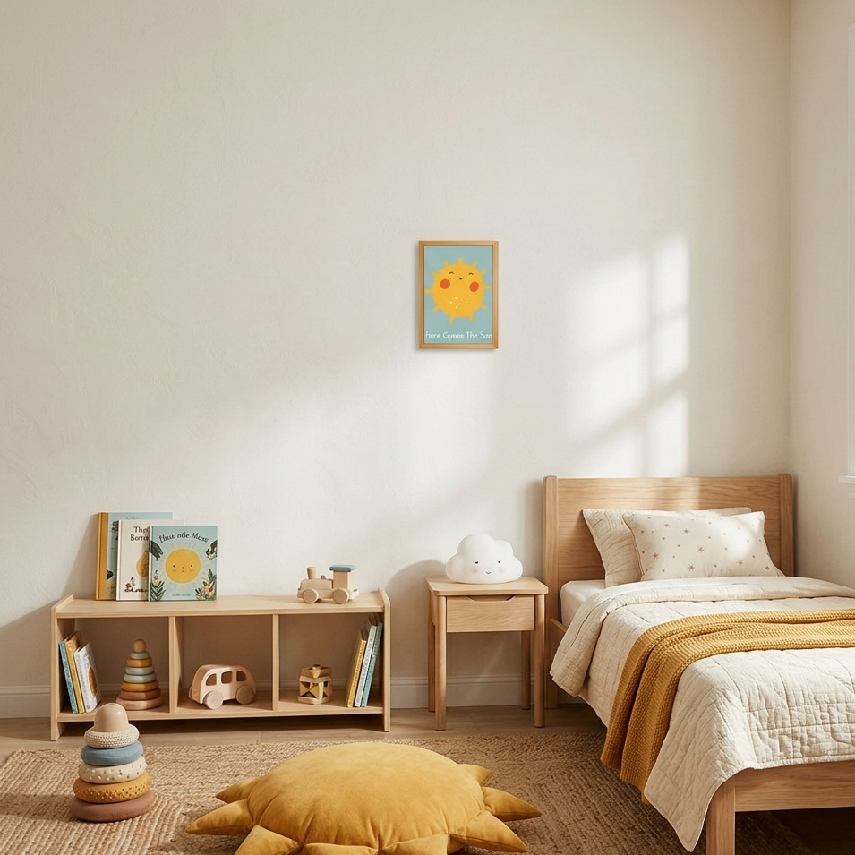 Quadro Infantil Here comes the sun