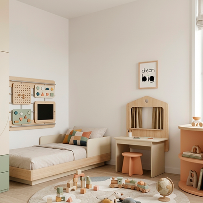 Quadro Infantil Dream Big preto