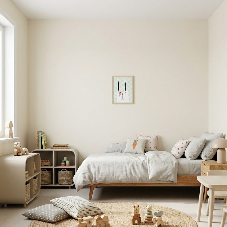 Quadro Infantil Coelho David Bowie