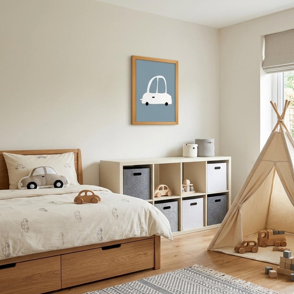 Quadro Infantil Fusca