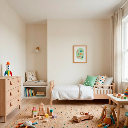 Quadro Infantil Cool Kids Only colorido