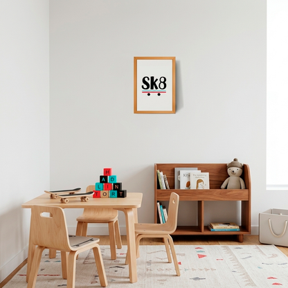 Quadro Infantil Sk8 Rodas