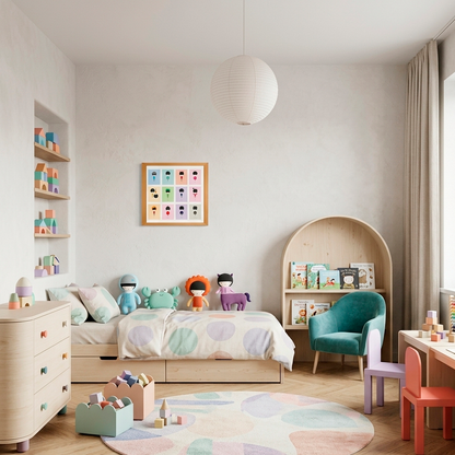 Quadro Infantil Signos