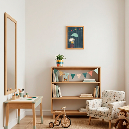 Quadro Infantil Macaco equilibrista