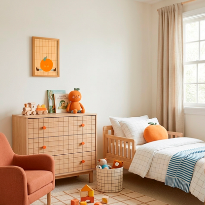Quadro Infantil laranja