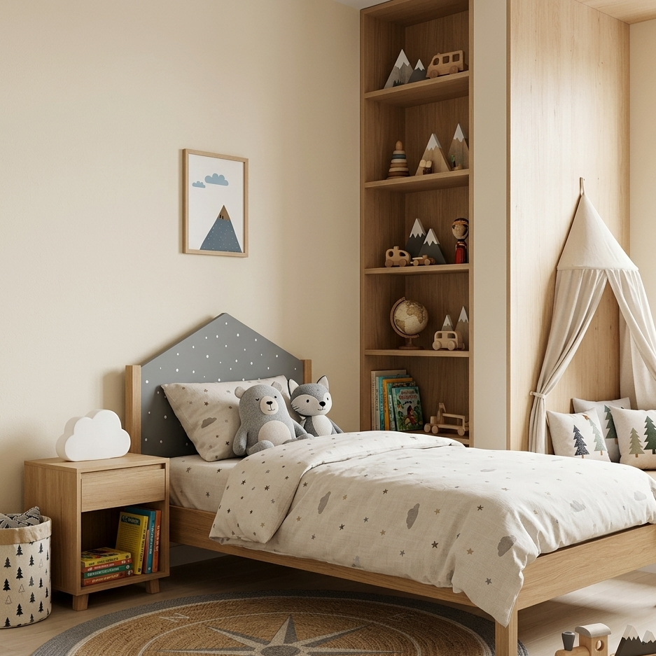 Quadro Infantil Montanha
