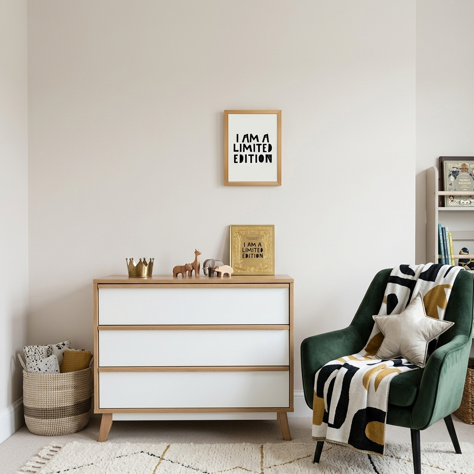 Quadro Infantil I am Limited Edition preto