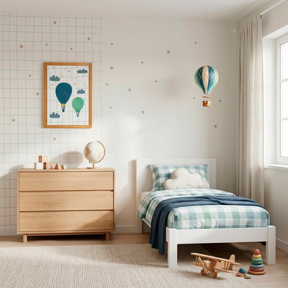 Quadro Infantil balões no céu
