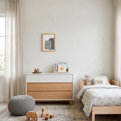 Quadro Infantil Hipopótamo Coroa