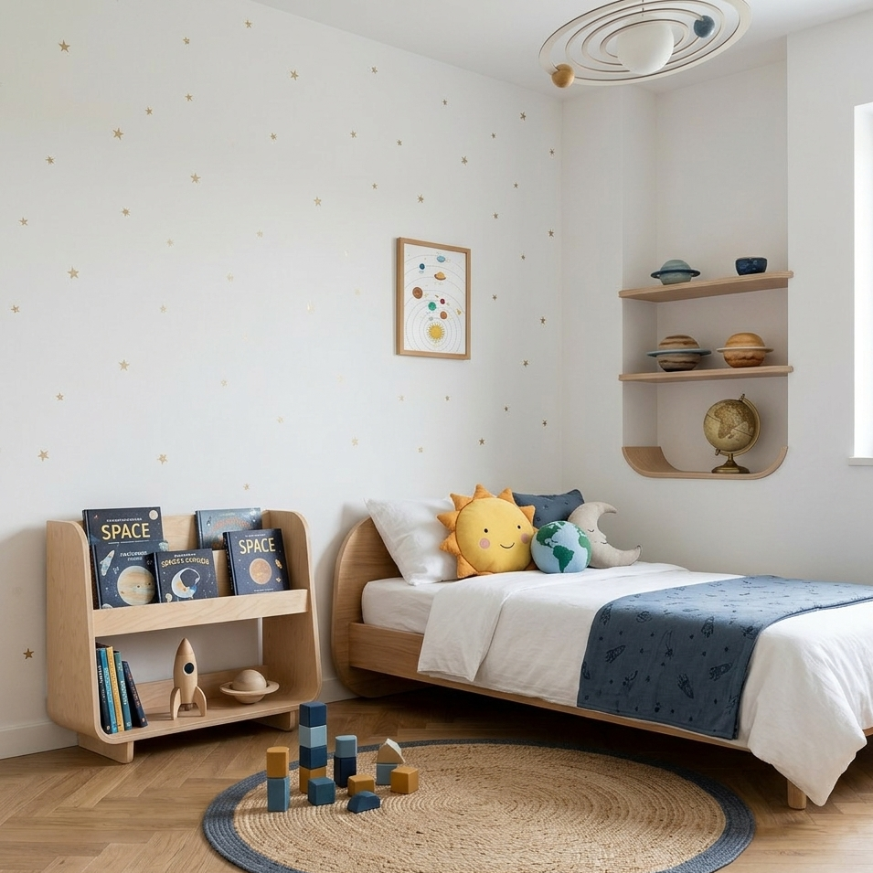 Quadro Infantil Sistema Solar