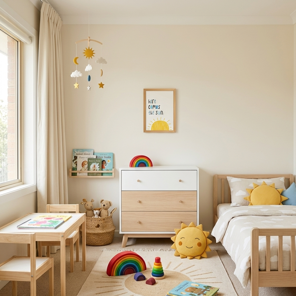 Quadro Infantil Here Comes the Sun