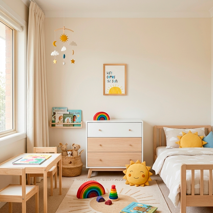 Quadro Infantil Here Comes the Sun