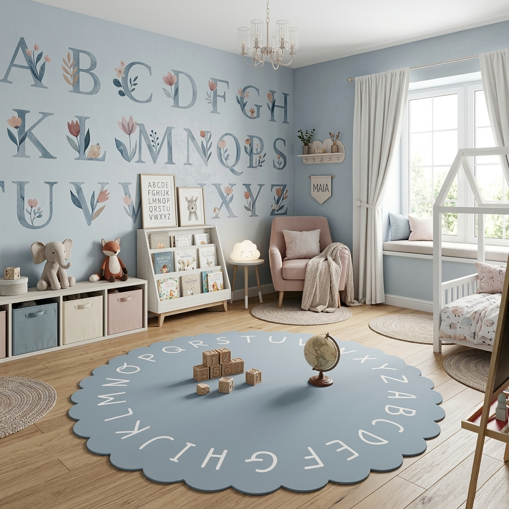 Tapete Playmat Renda ABC