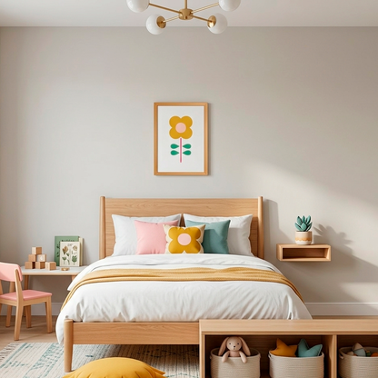 Quadro Infantil Flor do Campo
