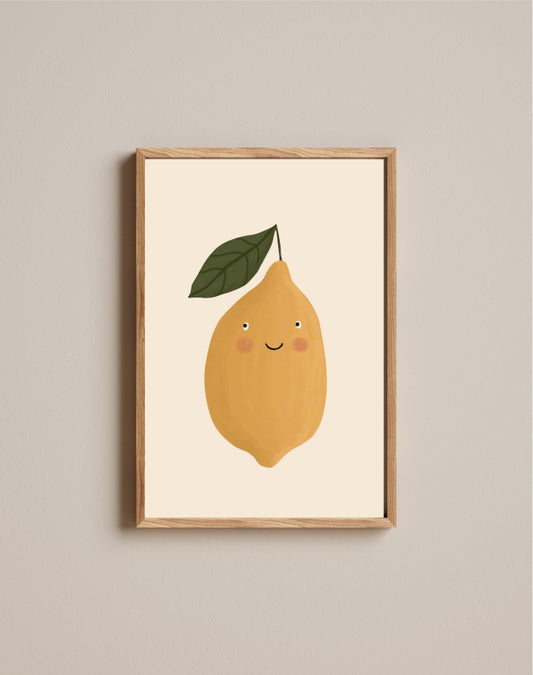 Quadro Aquarelado Limão