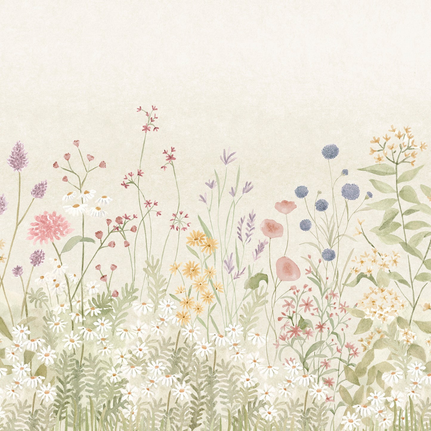 Papel de Parede Jardim Repleto