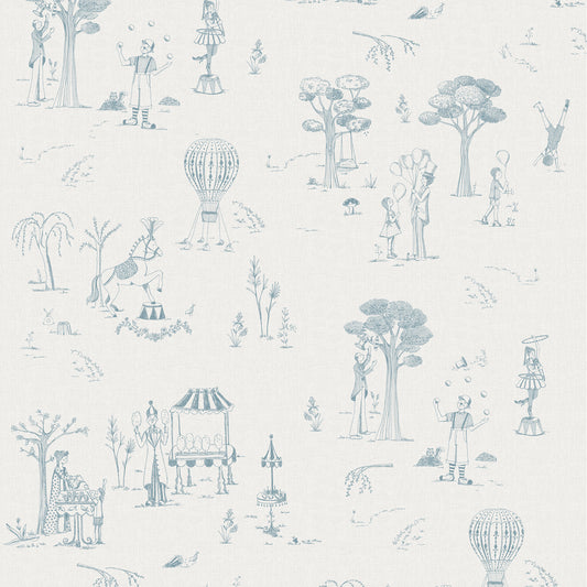 Papel de Parede Circo Toile de Jouy