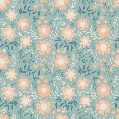 Papel de Parede Mix das Flores