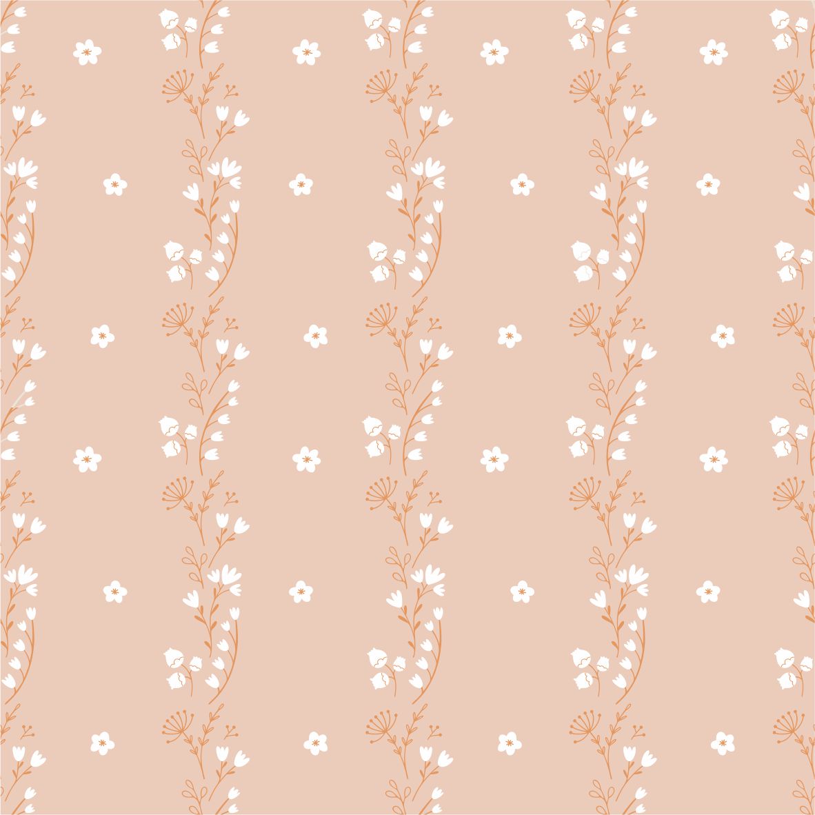 Papel de Parede Ramalhete Sálvia