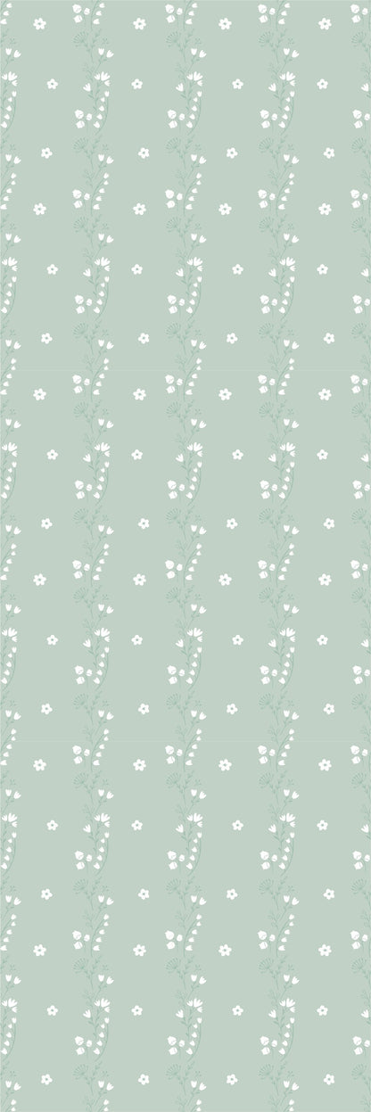 Papel de Parede Ramalhete Sálvia