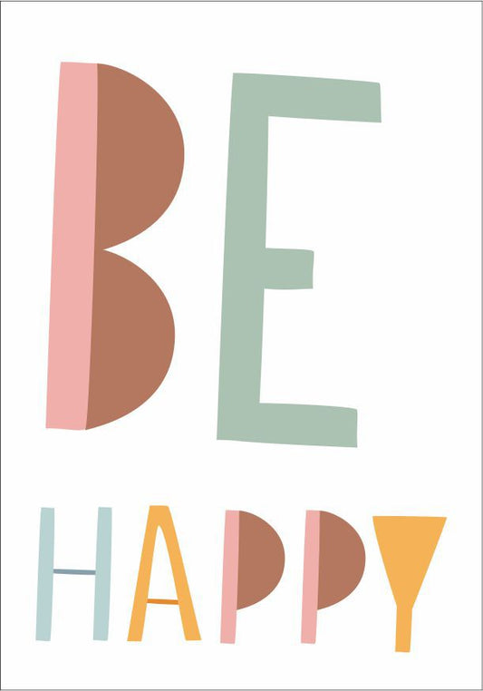 Quadro Infantil be happy