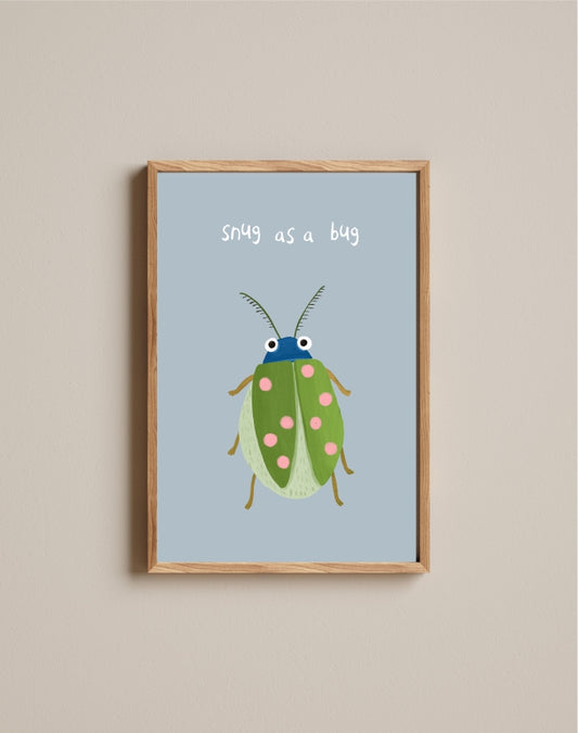 Quadro Aquarelado Bug