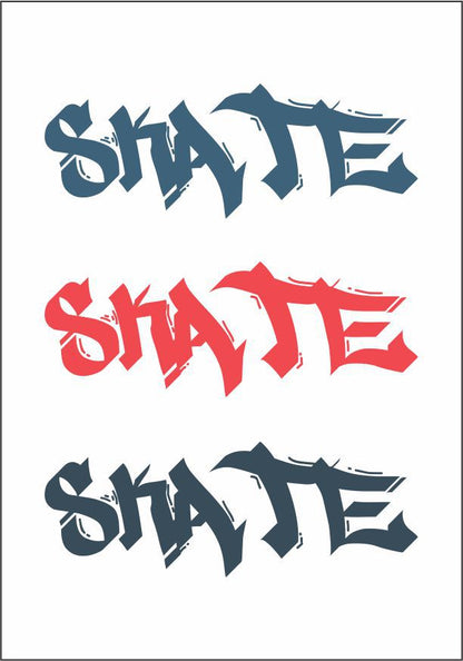 Quadro Infantil SK8 Grafitte