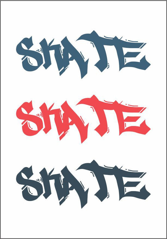 Quadro Infantil SK8 Grafitte