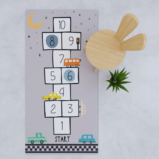 Tapete Playmat Amarelinha Carros