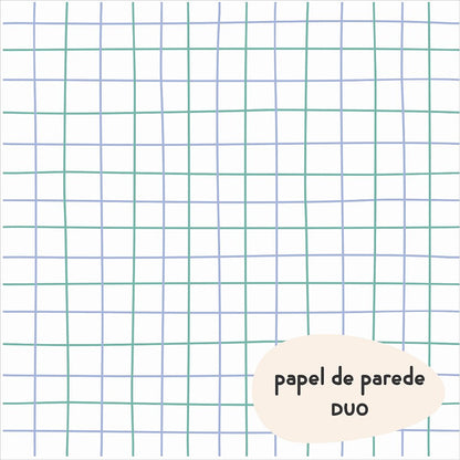 Papel de Parede Grid Duo