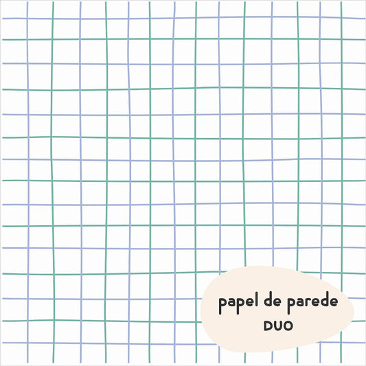 Papel de Parede Grid Duo